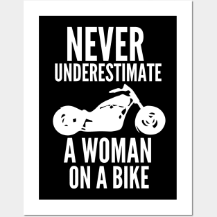 Never underestimate a woman Posters and Art